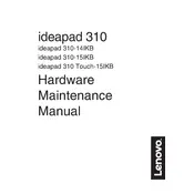 Lenovo IdeaPad 310 Touch-15IKB Laptop manual cover