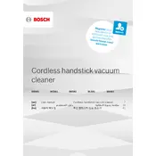 Bosch Series 6 BKS611GB Vacuum manual cover