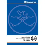 Husqvarna FS 4600 G Saw manual cover