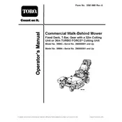 Toro 38692 Mower manual cover