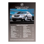 Buick Lucerne 2006 manual cover