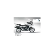 BMW R 1200RT 2016 Motorcycle manual cover