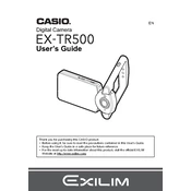 Casio EXTR500 Camera manual cover