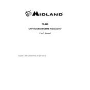 Midland 75-440 manual cover