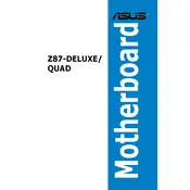 ASUS Z87-DELUXE-QUAD Motherboard manual cover