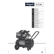 Scheppach HC 51DC 4906110000 Compressor manual cover