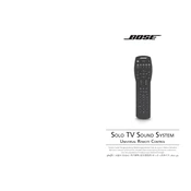 Bose Solo TV manual cover