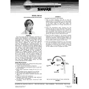 Shure SM14A Microphone manual cover