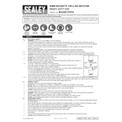 Sealey MAG60110VHD Drill manual cover