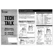 Icom IC-P2A Radio manual cover