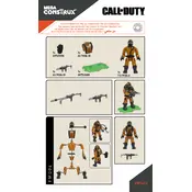 Mega Construx Mattel Call of Duty Hazmat Tech FMG04 Construction Set manual cover