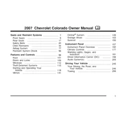 Chevrolet Colorado 2007 manual cover