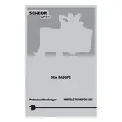 Sencor SCA BA50FC Alcohol Tester manual cover