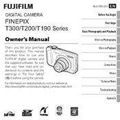 Fujifilm FinePix T190 Camera manual cover