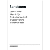 Sandstrom 40LS9705 manual cover