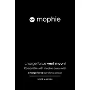 Mophie Charge Force Vent Mount Charger manual cover