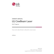 LG HF85LA HF85LA.AUS Projector manual cover