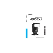 Canon Speedlite 430EX II manual cover