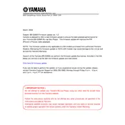 Yamaha BD-S2900 Version 1.2 Firmware manual cover