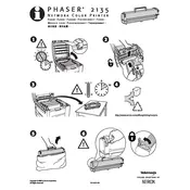 Xerox Tektronix Phaser 2135 Install Fuser Printer manual cover