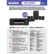 Yamaha YHT-280BL Sound System manual cover