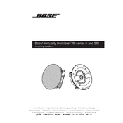 Bose 791 In-Ceiling Speakers II manual cover