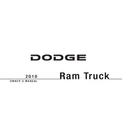 Dodge 1500 2010 Truck manual cover