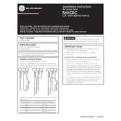 GE RAKCDC External Fan Kit manual cover