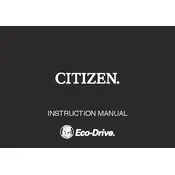 Citizen B642 Watch manual cover