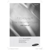 Samsung HT-E6730 Series Home Theater System manual cover