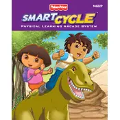 Fisher Price Mattel Smart Cycle Nickelodeon Dora and Diego N6229 Toy manual cover