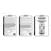 Coleman 4D Pack-Away Battery Lantern 5316 Series manual cover