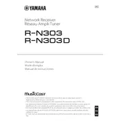 Yamaha R-N303 Receiver manual cover