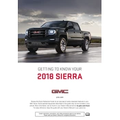 GMC Sierra 2018 manual cover