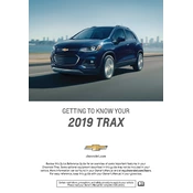 Chevrolet Trax 2019 manual cover