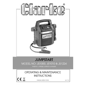 Clarke 6240035 JS1010 Jumpstart manual cover