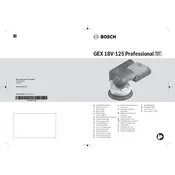 Bosch 0 601 372 201 Sander manual cover