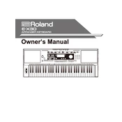 Roland E-X30 manual cover