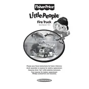 Fisher Price Mattel Little People Fire Truck 77872 Toy manual cover