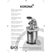 Korona 27050 Juicer manual cover