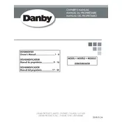 Danby DDR050BGWDB Dehumidifier manual cover