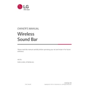 LG SN5A SN5A.DUSALLK Sound Bar manual cover