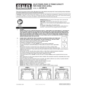 Sealey AS10H.V2 Axle Stand manual cover