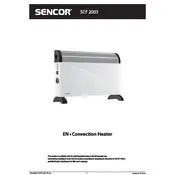 Sencor SCF 2003 Heater manual cover