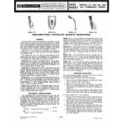 Shure 425 Microphone manual cover