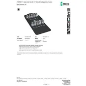 Wera 8790 HMC HF 1 Zyklop Socket Set with ½ Drive Socket manual cover