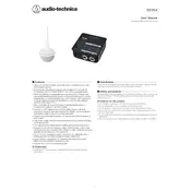 Audio-Technica ES954 Microphone manual cover