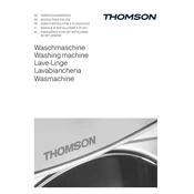 Thomson WTT6100I Washing Machine manual cover