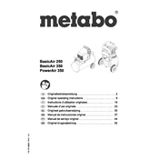 Metabo PowerAir 350 Compressor manual cover