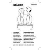 Sencor SEP 530BT BK Earphones manual cover